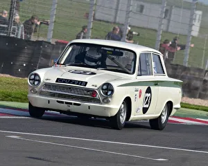 Race Meeting Prints: CM26 9978 John Dunham, Ford Lotus Cortina Mk1
