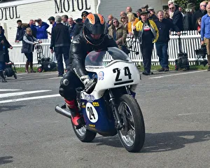 Goodwood 77th Members Meeting, April 2019 Prints: CM27 1591 Brett Randall, Rob North Triumph T150