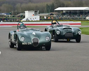 1948 To 1955 Prints: CM27 2085 Nigel Webb, Jaguar C-Type, Simon Diffey, Jaguar XK140, Gomm Jaguar Special