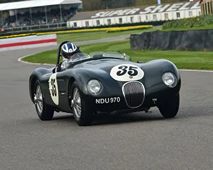 1948 To 1955 Prints: CM27 2095 Frederic Wakeman, Jaguar C-Type