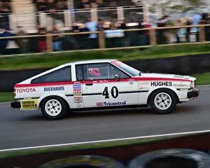 Matt Green Prints: CM27 2783 Tiff Needell, Toyota Corolla 1600GT Coupe