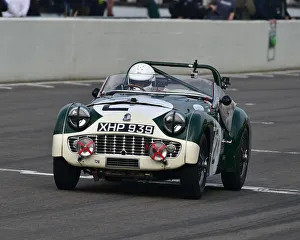 Chris Ryan Prints: CM27 3831 Chris Ryan, Triumph TR3S
