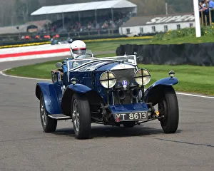 Trevor Swete Prints: CM27 3994 Trevor Swete, 1927, Invicta High Chassis 4 litre tourer
