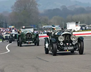 Katarina Kyvalova Prints: CM27 4015 Katarina Kyvalova, Bentley 4 Litre Le Mans