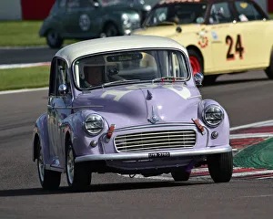 Donington Historic Festival, May 2019 Prints: CM27 7242 Charlie Sharp, Morris Minor Million