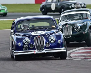 Donington Historic Festival, May 2019 Prints: CM27 7254 Mark Russell, Jaguar Mk1