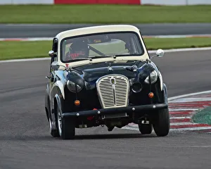 Donington Historic Festival, May 2019 Prints: CM27 7289 Charles Mullineux, Peter Mullineaux, Austin A35 Academy