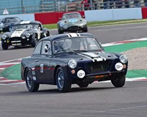 Donington Historic Festival, May 2019 Prints: CM27 7433 Bob Binfield, Sam Binfield, Gilbern 1800 GT