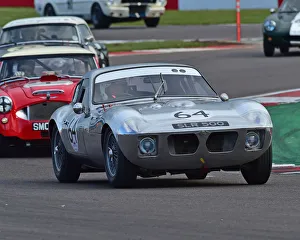 Donington Historic Festival, May 2019 Prints: CM27 7469 John Emberson, Bill Wykeham, Morgan Plus 4 SLR
