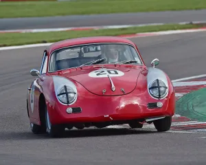 Donington Historic Festival, May 2019 Prints: CM27 7479 Steve Wright, Ian Clark, Porsche 356