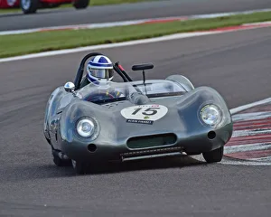 Donington Historic Festival, May 2019 Prints: CM27 7495 Eric Mestdagh, Guy Peeters, Lotus 15