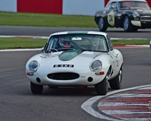 Donington Historic Festival, May 2019 Prints: CM27 7504 Steve Skipworth, James Dean, Jaguar E-Type