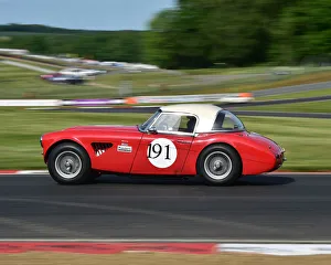 Mark Holme Prints: CM28 0131 Mark Holme, Nigel Greensall, Austin Healey 3000