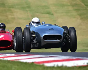 HGPCA Pre'61 Grand Prix Cars Prints: CM28 5519 Rod Jolley, Lister Jaguar