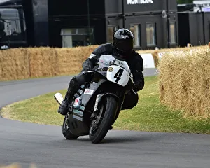 Goodwood Festival Of Speed, 2019 Prints: CM28 7898 Michael Dunlop, Norton JPS Works Rotary NRS