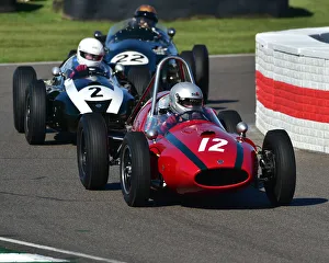 2 Xbd Litre Grand Prix Cars Prints: CM29 4294 Barry Cannell, Cooper Climax T51