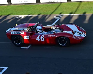 Sports Prototypes Prints: CM29 4474 Mike Whitaker, Lola-Chevrolet T70 Spyder