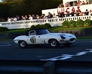 Goodwood Revival 2019 Prints: CM29 4629 Chris Milner, Nigel Greensall, Jaguar E-Type