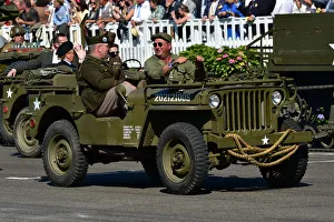 Military Vehicles Prints: CM29 5463 Willys Jeep