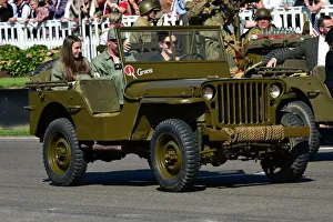 Military Vehicles Prints: CM29 5464 Willys Jeep