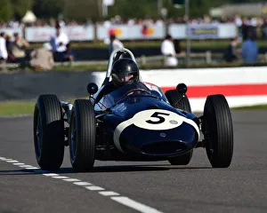 2 Xbd Litre Grand Prix Cars Prints: CM29 5895 Paul Griffin, Cooper Climax T51