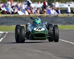2 Xbd Litre Grand Prix Cars Prints: CM29 5897 Sam Wilson, Lotus Climax 18