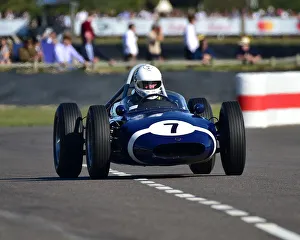 2 Xbd Litre Grand Prix Cars Prints: CM29 5898 Nicholas Topliss, Cooper Climax T53 lowline