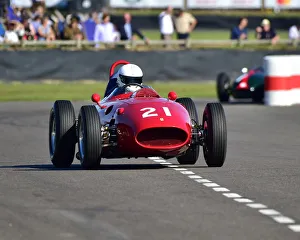 2 Xbd Litre Grand Prix Cars Prints: CM29 5917 Tony Smith, Ferrari 246 Dino