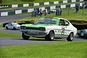 HSCC Wolds Trophy, Cadwell Park Prints: CM3 2072 Nic Strong, Ford Capri, CYO 2 H