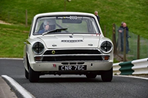 HSCC Wolds Trophy, Cadwell Park Prints: CM3 2491 Tim Davies, Ford Lotus Cortina, CNR 76 C