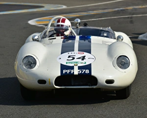 Le Mans Classic 2014 Prints: CM3 5266 Olivier Cazalieres, Lister-Costin Jaguar, PFF 578