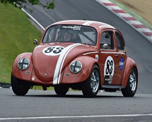 HSCC Brands Hatch Super Prix Prints: CM3 7197 Ian Brown, Volkswagen Beetle