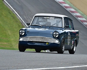 HSCC Brands Hatch Super Prix Prints: CM3 7214 Robyn Slater, Ford Anglia