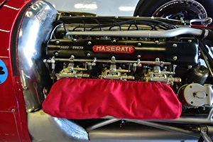 Maserati Prints: CM3 8294 Maserati, 6 cylinder, triple webers