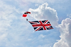 Parachute Display Team Prints: CM3 8469 Red Devils, parachute display team