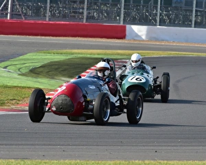 Paul Grant Prints: CM3 8575 Paul Grant, Cooper Bristol Mk2 3-53, Marc Valvekens, Aston Martin DBR4-4