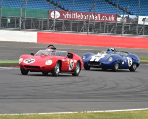 CM3 9195 Nick Leventis, Bobby Verdon-Roe, Ferrari 246S, Richard Kent, Lister Costin Jaguar CM3 9195 Nick Leventis, Bobby Verdon-Roe, Ferrari 246S, Richard Kent, Lister Costin Jaguar