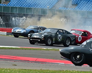 Silverstone Classic 2014 Prints: CM3 9807 Chris Beighton, Sunbeam Le Mans Tiger, ADU 179 B