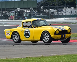 Silverstone Classic 2014 Prints: CM3 9817 Dave Devine, Michael Pearson, Triumph TR4