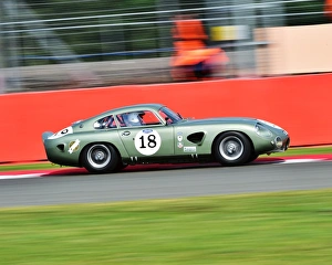 Silverstone Classic 2014 Prints: CM3 9926 Cliff Gray, Martin Brewer, Aston Martin DP214
