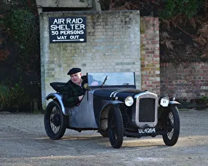 VSCC New Year Driving Tests, Brooklands, January 2020 Prints: CM30 0741 Richard Marsh, Austin 7