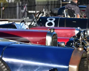 VSCC New Year Driving Tests, Brooklands, January 2020 Prints: CM30 0878 Bonnet view