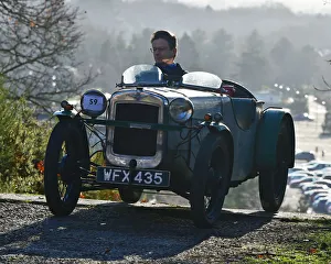 VSCC New Year Driving Tests, Brooklands, January 2020 Prints: CM30 0892 Robert Gibson, Austin 2 Seater Sports