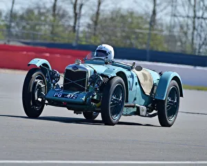 VSCC Spring Start Silverstone 17th April 2021 Prints: CM30 5302 Clive Temple, Riley Brooklands