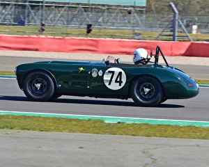 VSCC Spring Start Silverstone 17th April 2021 Prints: CM30 5347 Martin Hunt, Patrick Blakeney-Edwards, HWM HWM