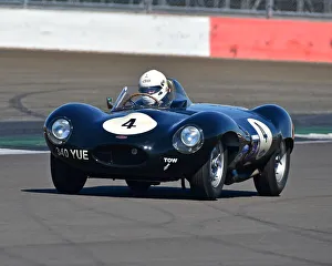 VSCC Spring Start Silverstone 17th April 2021 Prints: CM30 5425 Nicholas Ball, Jaguar D type