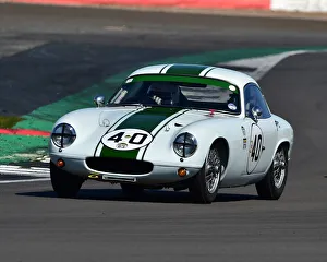 VSCC Spring Start Silverstone 17th April 2021 Prints: CM30 5515 Barry Dye, Lotus Elite