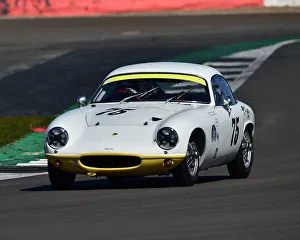 VSCC Spring Start Silverstone 17th April 2021 Prints: CM30 5536 Robin Ellis, Lotus Elite