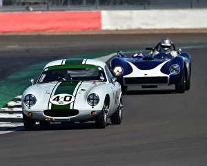VSCC Spring Start Silverstone 17th April 2021 Prints: CM30 5538 Barry Dye, Lotus Elite