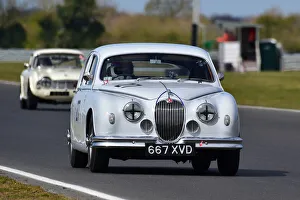 Prints of Simon Aldridge, Jaguar Mk1, Ecurie Classic Racing, Historic Sports Car Club, HSCC, Jim Russell Trophy Meeting, April 2021, Snetterton, Norfolk, Great Britain HSCC, Jim Russell Trophy Meeting, April 2021, Snetterton, Norfolk, Great Britain Prints: CM30 6904 Simon Aldridge, Jaguar Mk1